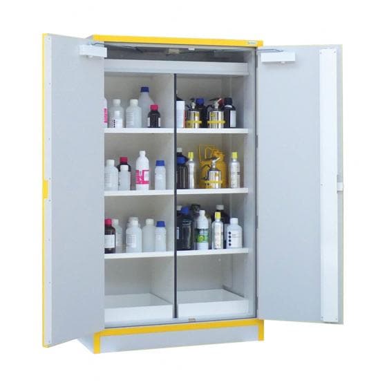 Armoire de sécurité pour produits inflammables, coupe-feu 30 minutes certifiée s