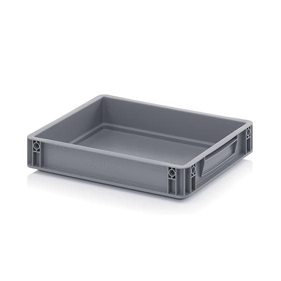 "Bac, polypropylène, rétention de 15 litres, sans caillebotis. Poignées latérale
