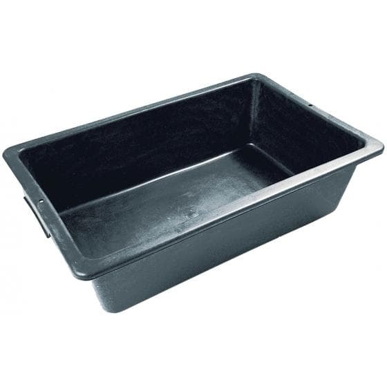Bac 3 litres en polyéthylène injecté. Dim. : 320 x 220 x H65 mm