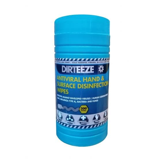 Lingettes humides désinfectante avec action virucide, bactericide et fongicide.