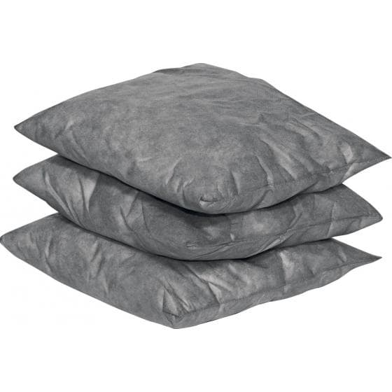 "Coussin absorbant tous liquides, flocons de polypropylène dans enveloppe non ti