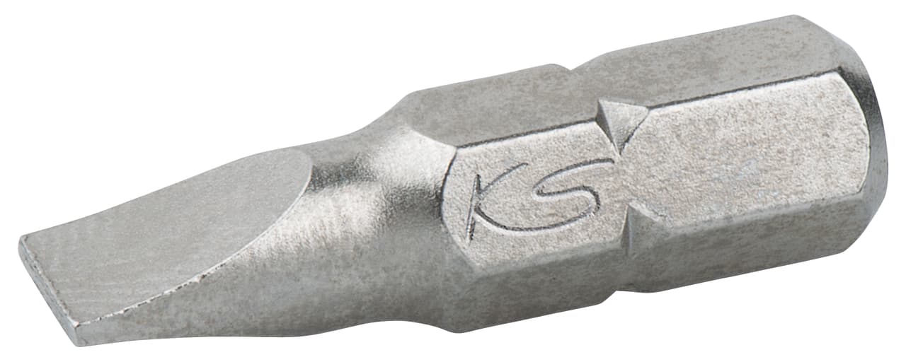 Boîte de 5 embouts de vissage Fente, L.25 mm - 1/4'' - 11 mm