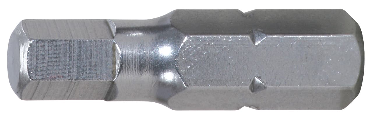 Boite de 5 embouts de vissage INOX 6 pans 1/4'' - L.25mm, 4mm