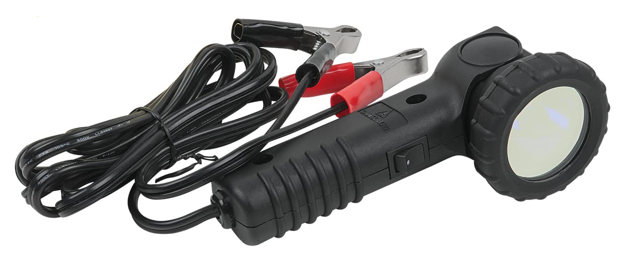 Lampe UV de détection de fuites à pinces crocodiles 12V