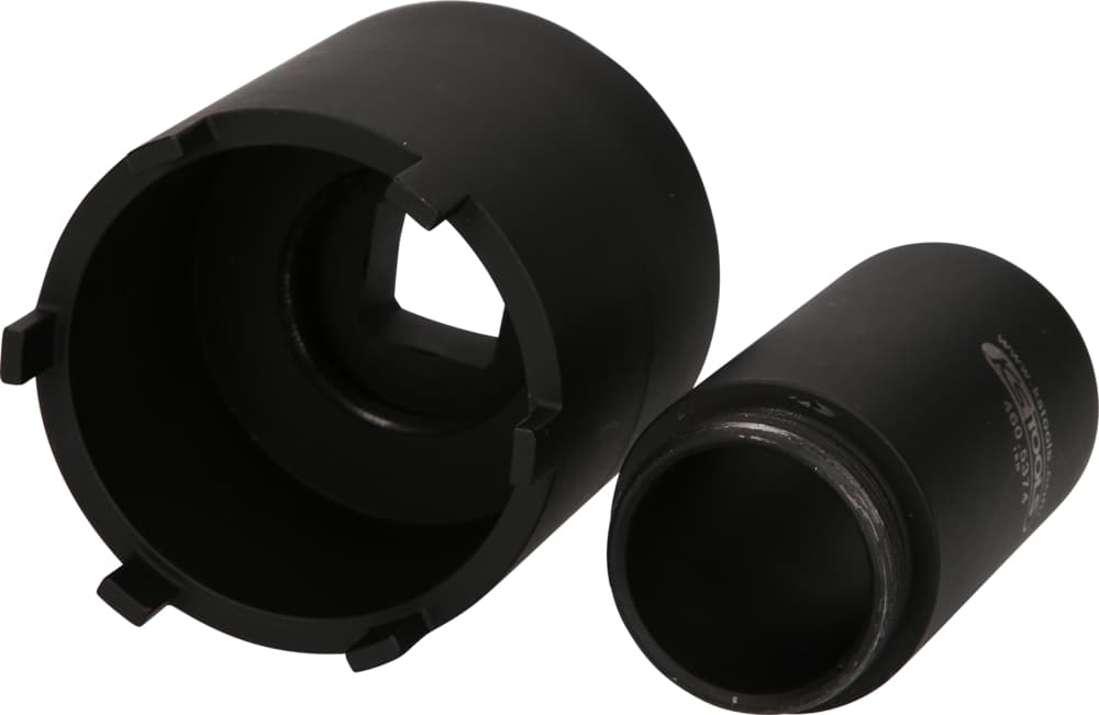 Jeu de douille à 6 ergots diam 63 mm avec tube de centrage pour Mercedes. 2 pcs