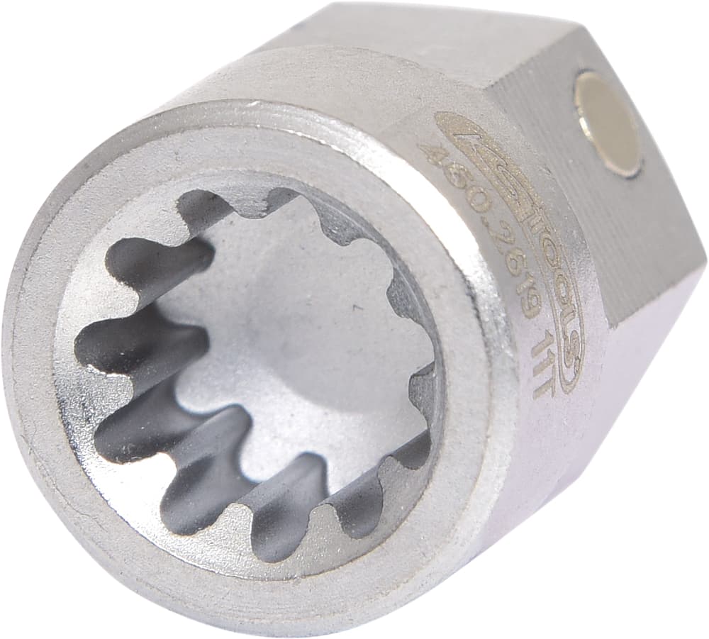 Insert spécial à denture multiple M9 avec aimant pour étriers de frein SAF et Kn