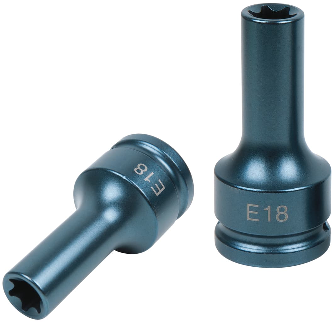 Douille à chocs longue 3-4'' Torx E18 pour MAN