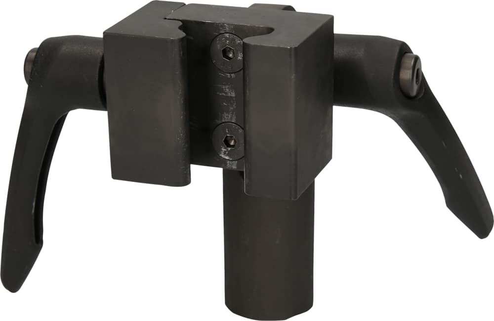 Bride de fixation articulée pour support en C