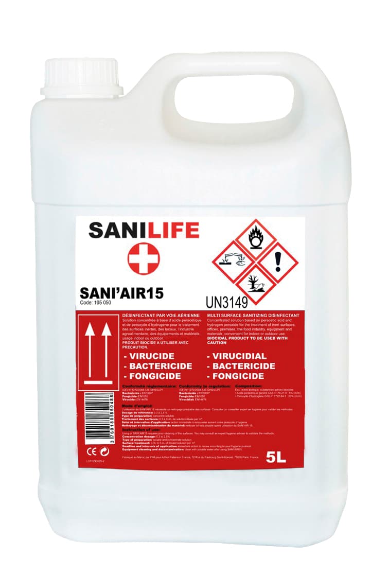 Désinfectant biocide, bidon 5 L
