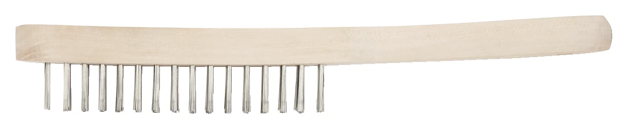 Brosse métallique à 3 rangées inox, 290 mm