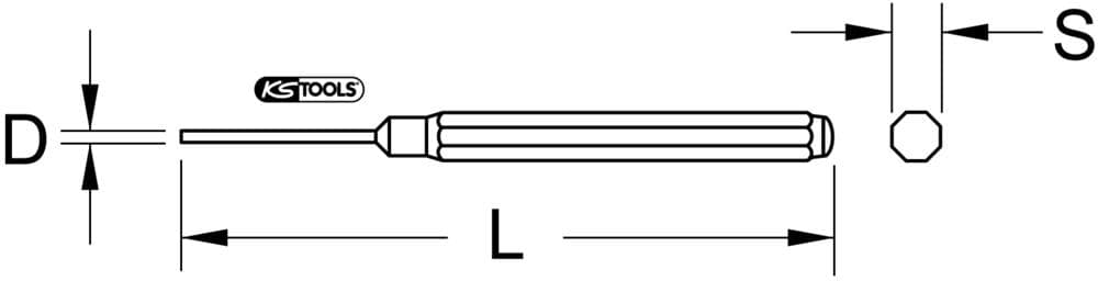 Chasse-axes avec système R-Ball, 14 mm - corps hexagonal