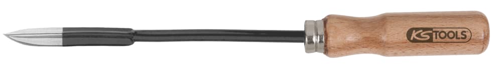 Grattoir triangulaire manche bois, lame L200mm