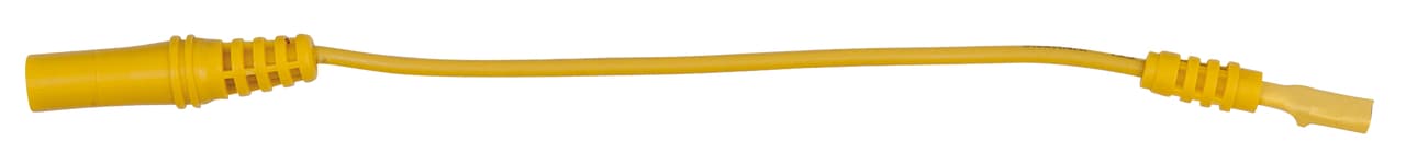 Cordon banane 4 mm sur fiche plate 3 mm