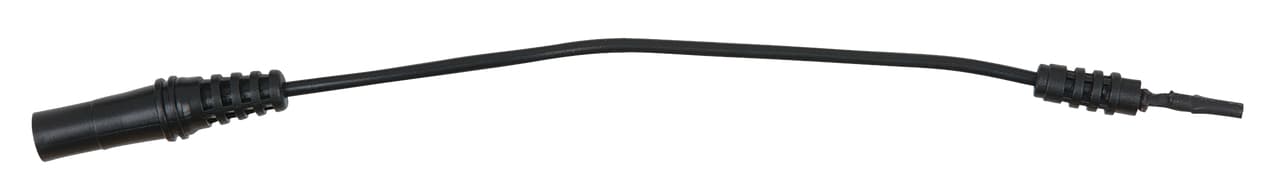 Cordon banane 4 mm sur fiche ronde 1,5 mm