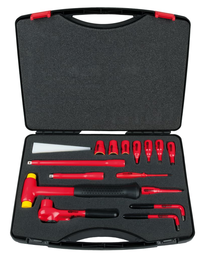 "Coffret de douilles isolées 3/8"", 16 pcs. "