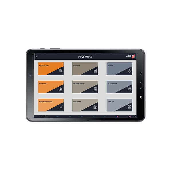 E-STATION Tablette tactile 10,1'' pour une visualisation au poste de travail