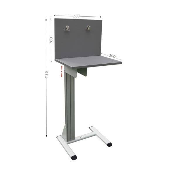 QUALIPOST 300A l 500 x P 360 mm sur pieds avec tiroir