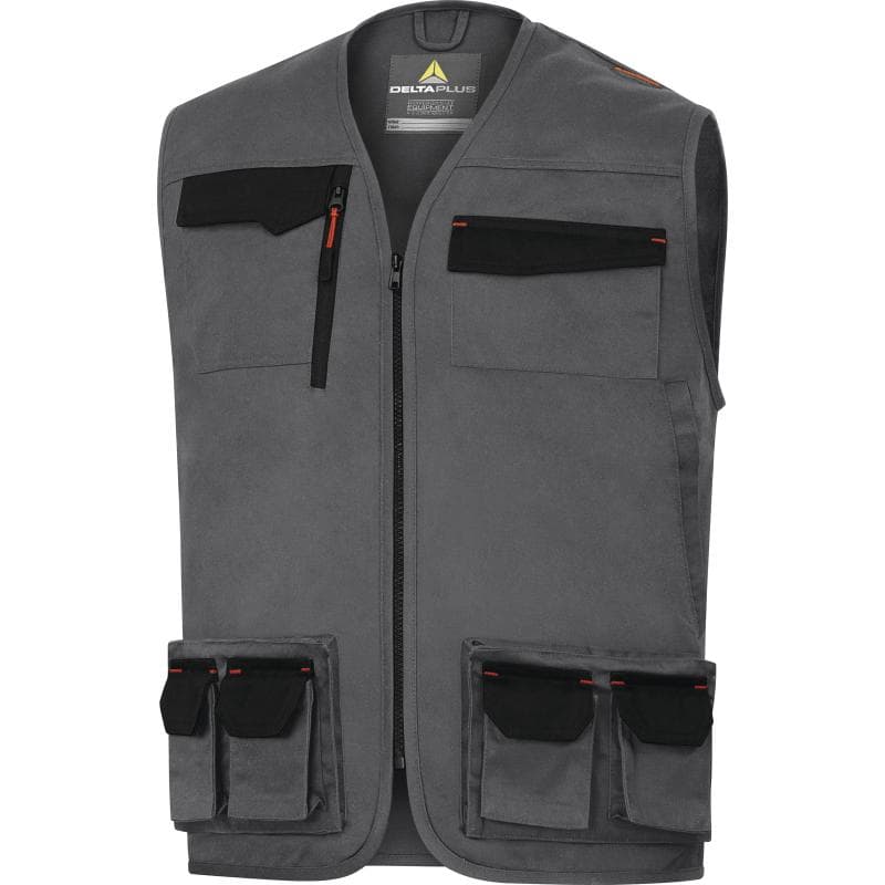 "GILET MULTIPOCHES MACH 2 65% POLYESTER 35% COTON 245 g/m²