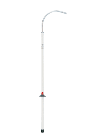 Perche de sauvetage avec crochet non amovible 45 kV - 1,65 m
