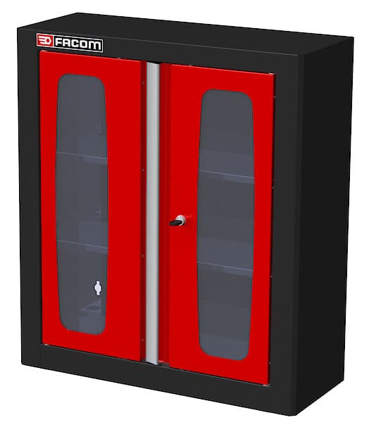 JLS MEUBLE HAUT SIMPLE PORTES VITREES