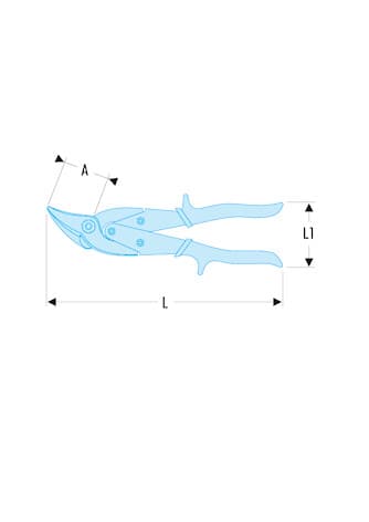 CISAILLE CHANTOURNEUS DTE 23CM