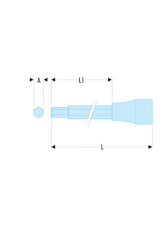 DOUIL-TVIS 1/2 6PANS 10MM LONG