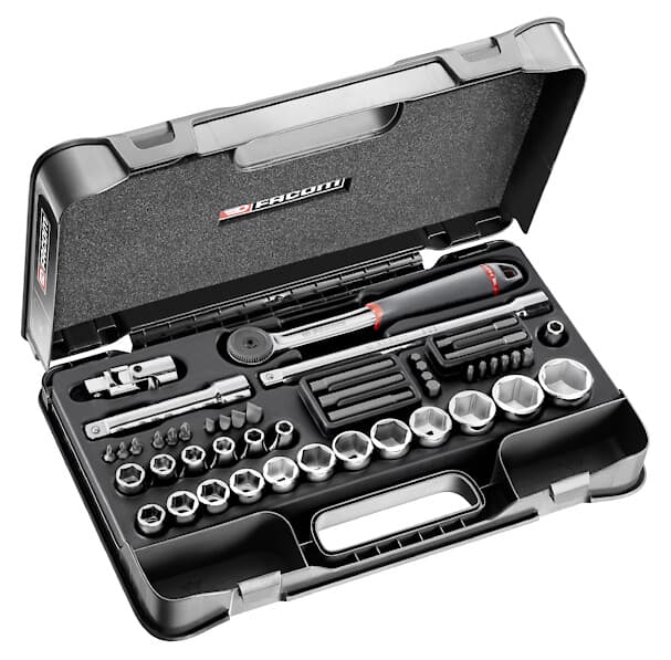 COFFRET DOUIL 1/2' 6P MM S.161B 48PC