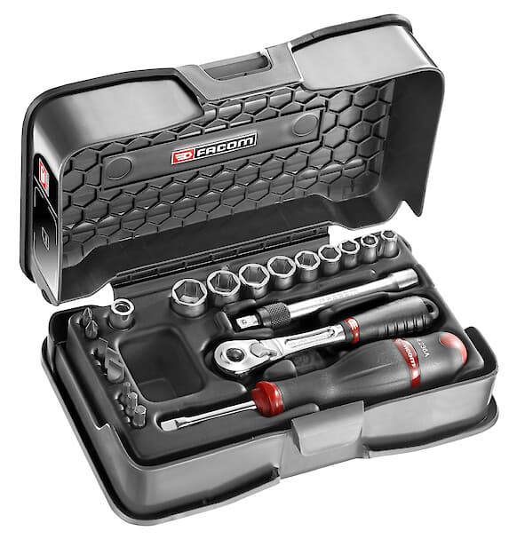 COFFRET DOUIL 1/4' 6P MM RL.171 21PC