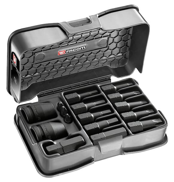COFFRET DOUIL 1/2' - 14 EMBOUTS IMPACT
