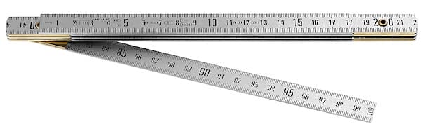 METRE PLIANT 1M, 5 BRANCHES