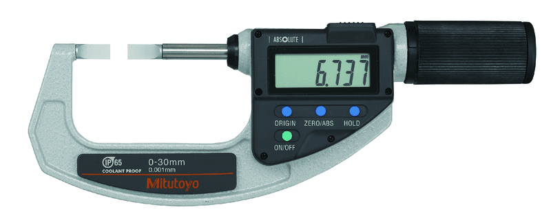 QuickMike Digimatic à touches couteaux IP65, 0-30mm