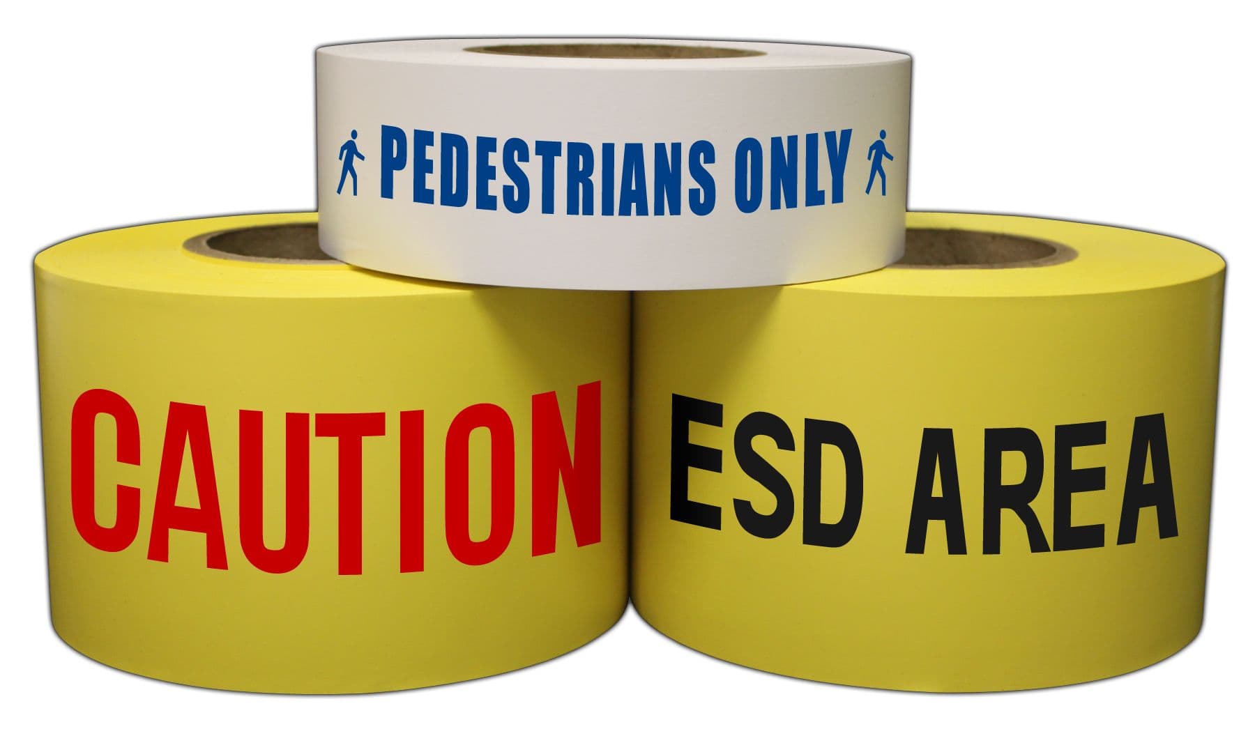 "10cm DuraStripe In-Line Printing Green - ""EYE WASH STATION"""