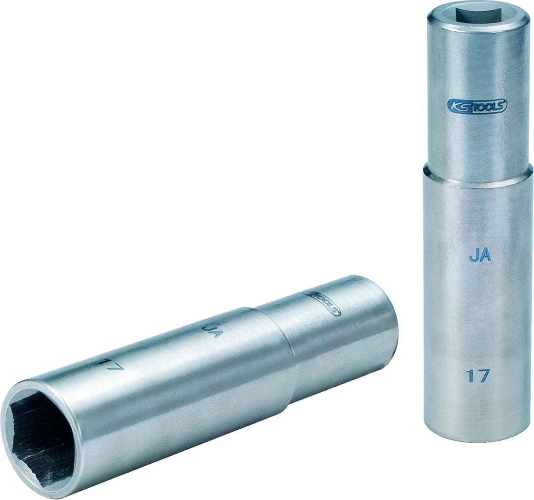 Douille longue TITANplus 6 pans 3-8''. 17mm