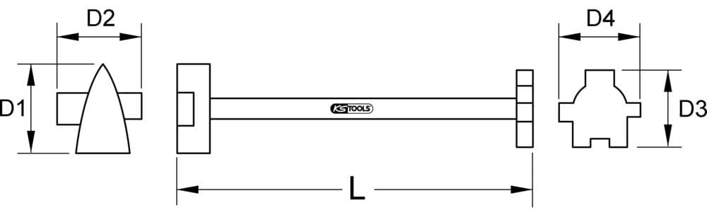 Clé ouvre-bidons BRONZEplus 400mm
