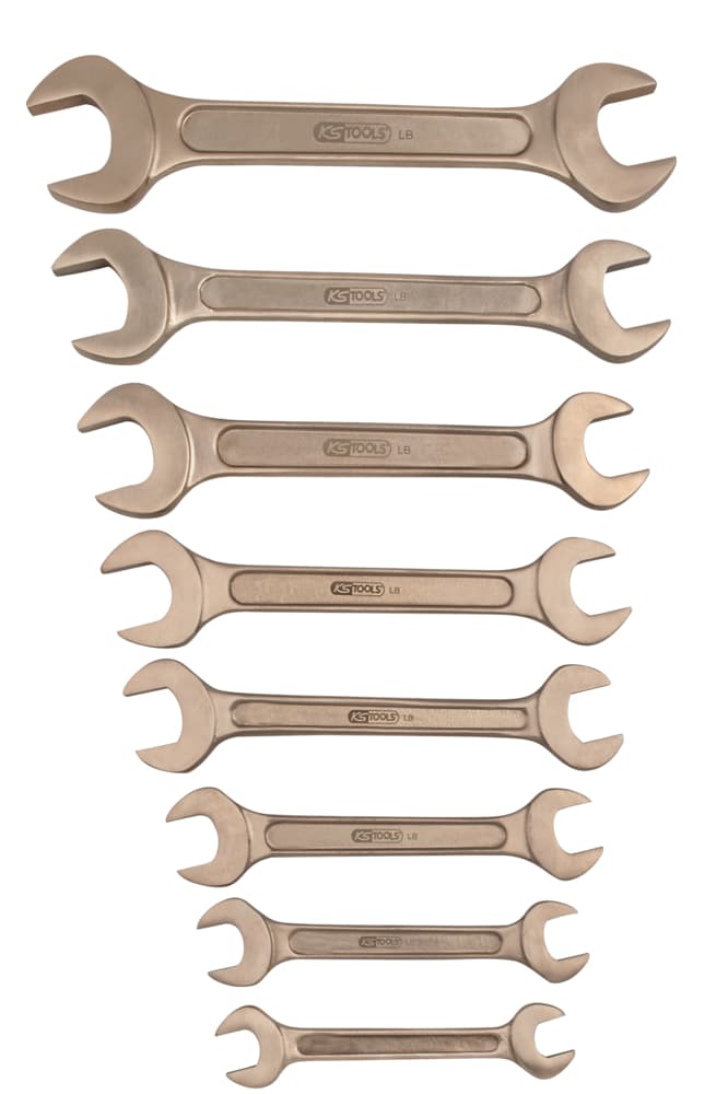 Jeu de clé à fourches BRONZEplus. 8 pièces