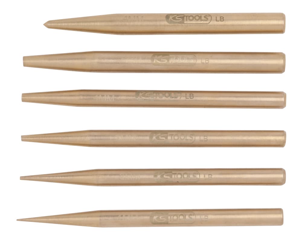 Jeu de chasses-clous BRONZEplus. 6 pièces