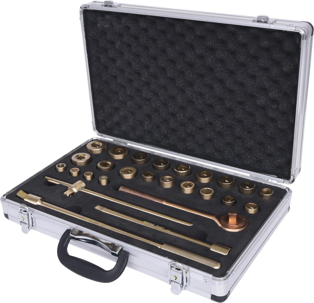 Coffret de douilles BRONZEplus. 26 pièces