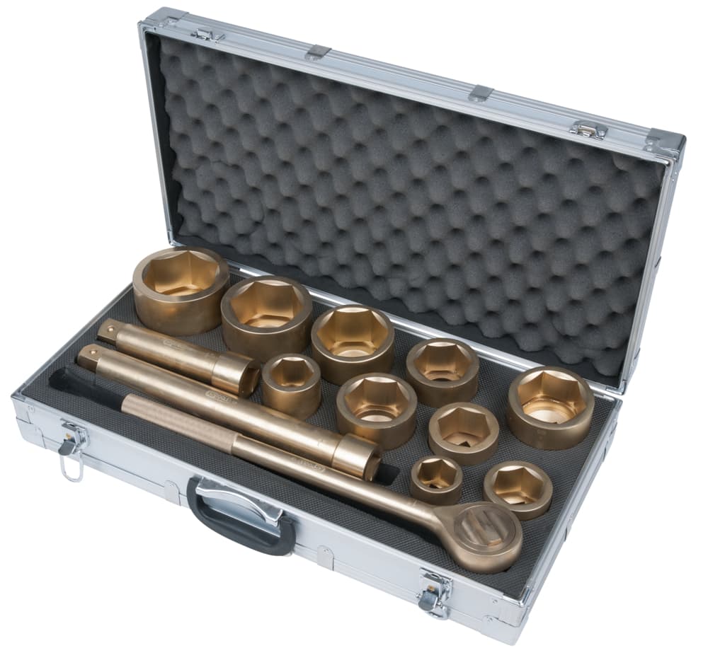 Coffret de douilles BRONZEplus 1''. 13 pièces