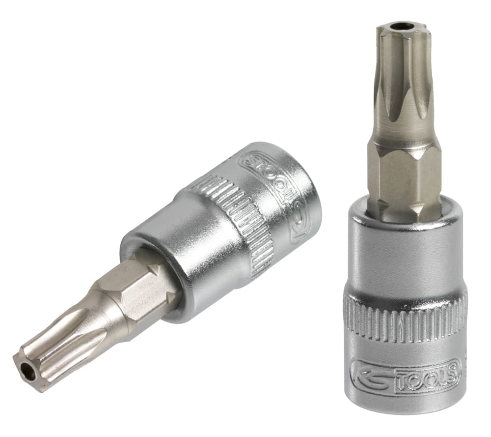 Douille tournevis ULTIMATE® TORX® percé 1-4''. L.37 mm - T40