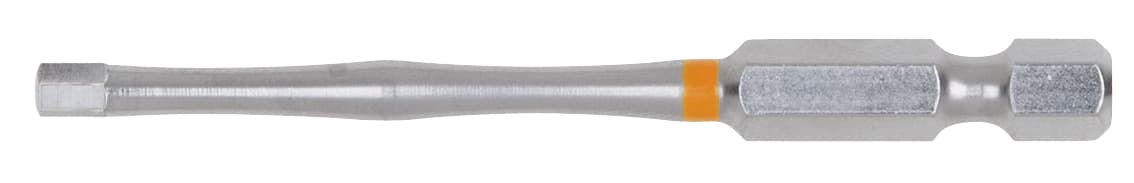 Boite de 5 embouts à code couleur TORSIONpower®. L. 75 mm - 1-4'' - 6 pans. 3 mm