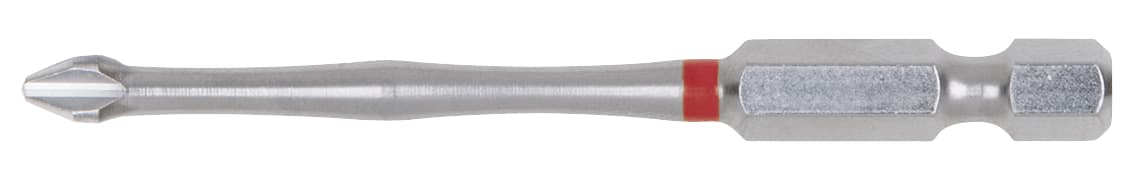 Boite de 5 embouts à code couleur TORSIONpower®. L. 75 mm -1-4''- PHILLIPS®. PH3