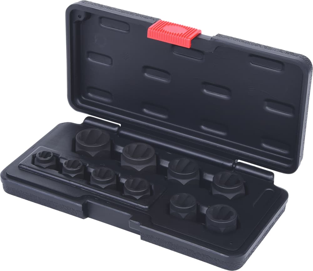 Coffret écrous à chocs pour vis et boulons abimés. 10 pcs