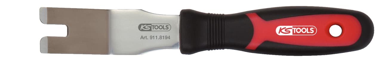 Dégrafeur de clips. tête large en forme de U - l. 16 mm P. 20 mm