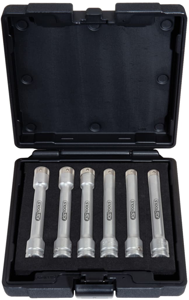 Module de 6 douilles longues 1-2'' TORX E. pour charnières de portes