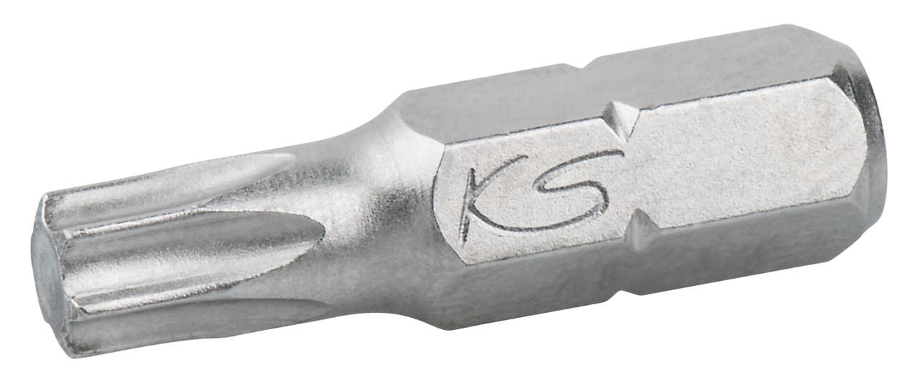 Boîte de 5 embouts de vissage TORX®. L.25 mm - 1-4'' - T25