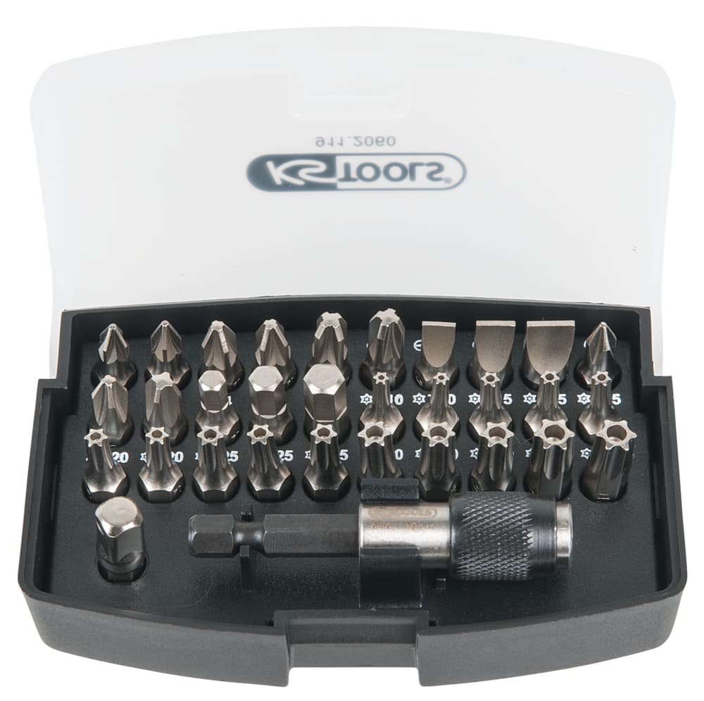 Mini coffret d'embouts de vissage et porte-embouts 1-4''. 32 pcs