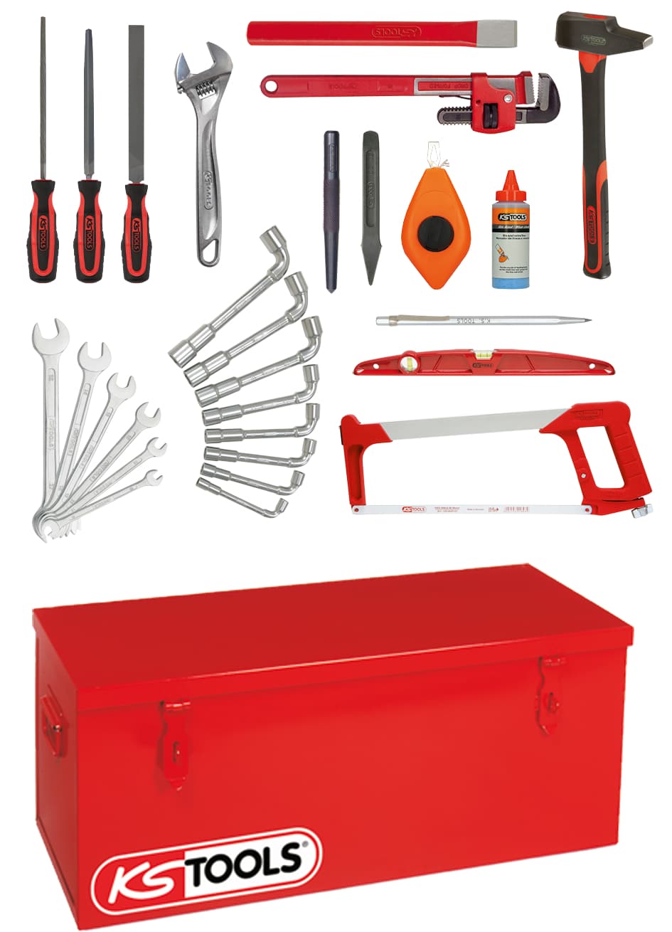 Caisse à outils tuyauteur - 28 outils