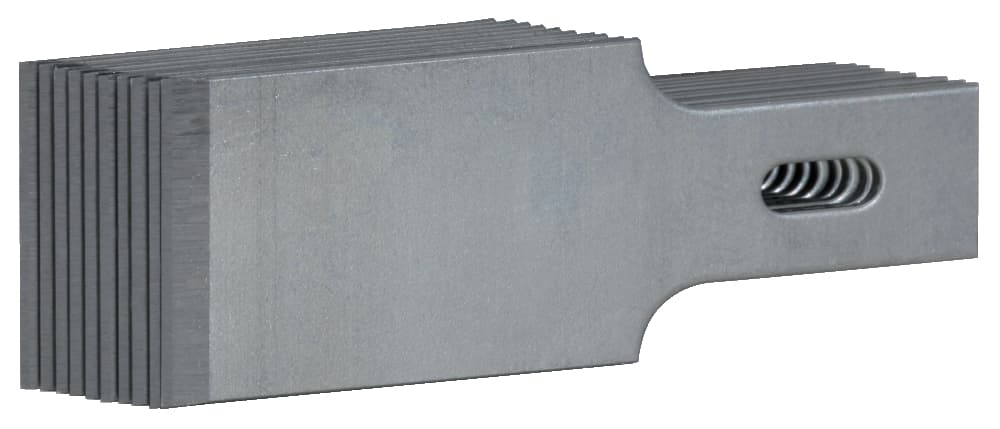 Lames droites. 16 mm du 907.2200 - paquet de 10 pcs
