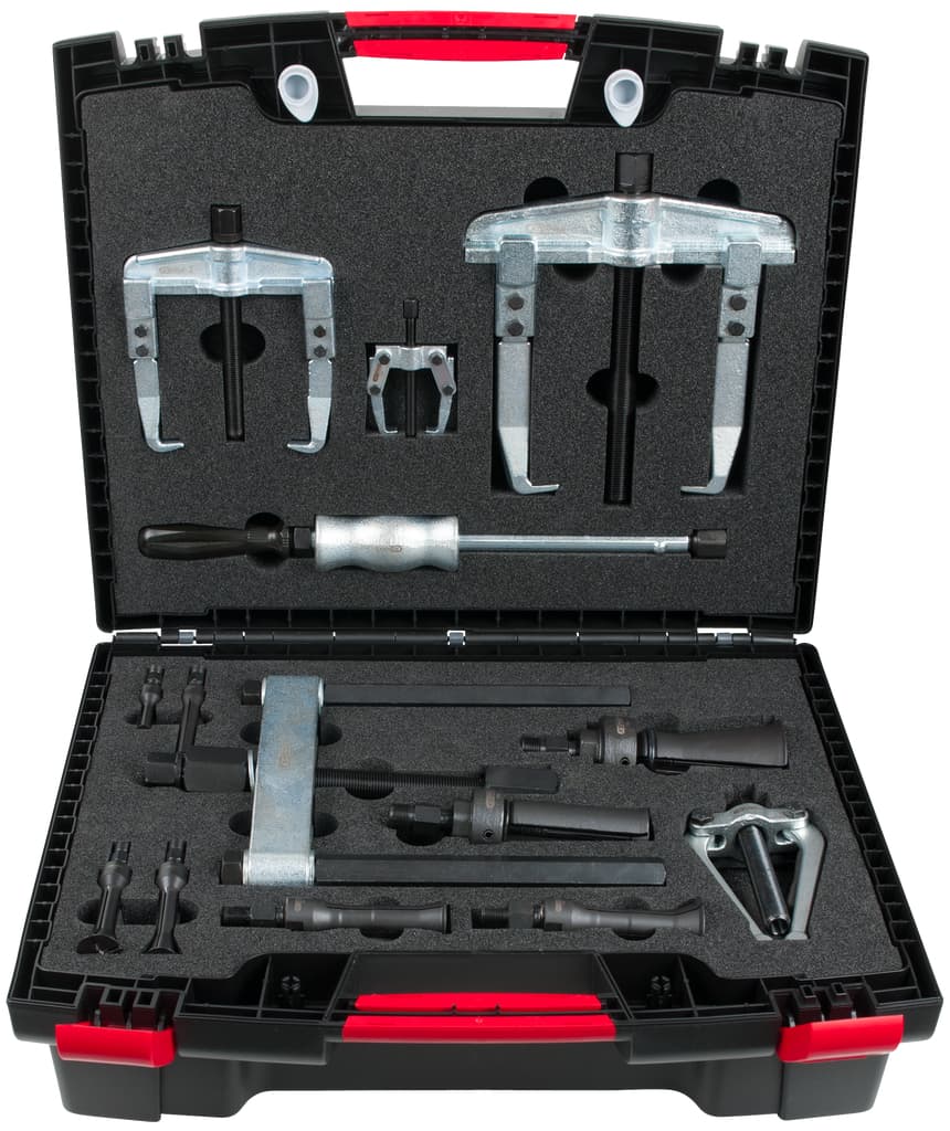 Coffret d'extracteurs prise intérieure - extérieure diam 10 - 115 mm - 14 pcs