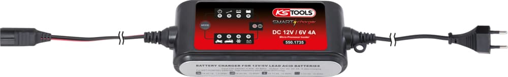Chargeur de batterie 12 V - 6 V / 4 A